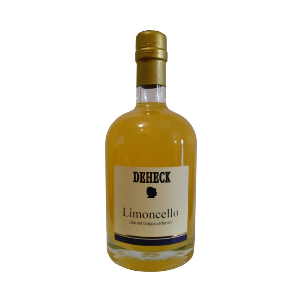 Deheck liqueur Limoncello avec Grappa